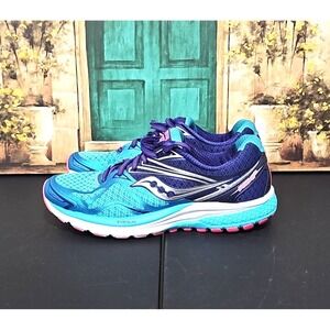 Saucony Women's Running Shoes Ride 9‎ Lace Up Everun Lightweight Sneakers